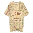 thumbnail image 3 of Jesus, Biblical References Sleepshirts For Sleeping Travels Loose Sleepdress Pajama Dress Soft Nightdress Sleepwear, 3 of 7