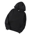 thumbnail image 1 of Qarigey Sudadera con capucha de algodón, sudadera con capucha unisex, sudadera con capucha unisex de algodón que absorbe el sudor Camisetas Negro L, 1 of 6