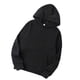 thumbnail image 3 of Qarigey Unisex Womem Hombres Algodón Color sólido Sudadera con cordón Sudadera con capucha Camisetas Negro METRO Qarigey AP000776-18, 3 of 6