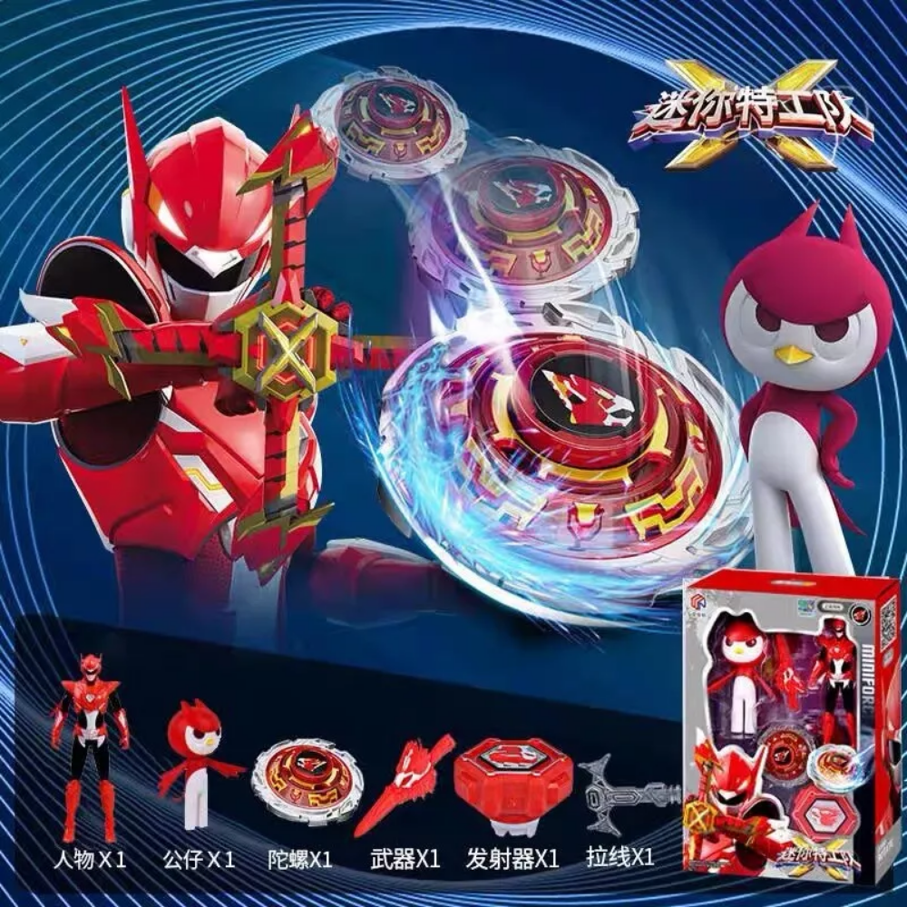 Miniforce Gyro Squad Toys | Volt, Max & Lucy Spinning Battle Dolls