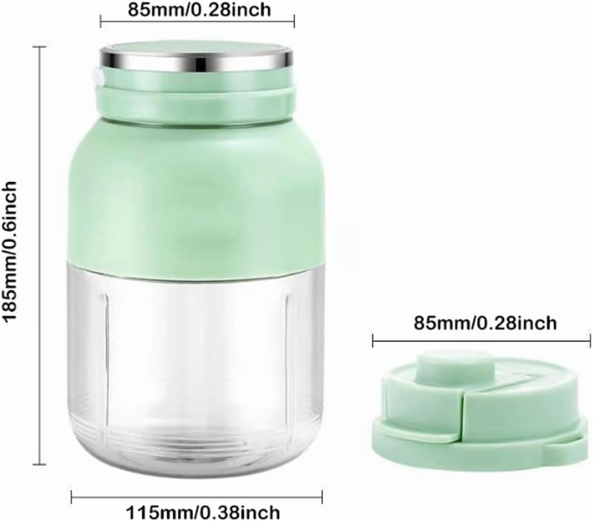 BPA-Free Electric Citrus Juicer 17 Oz Portable Blender, Powerful Portable 17oz Fresh Juicer with Straw, Small Fruit Electric Juicers for Smoothies, Shakes, Food Prep & Frozen Blending (1pcs+knife)