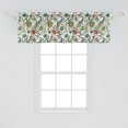 thumbnail image 2 of Ambesonne Floral Window Valance, Foliage Leaf Spring Season, 54" X 18", Multicolor, 2 of 3