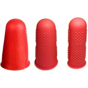 Glue Anti-scalding Finger 12Pcs Silicone Finger Protectors in 3 Sizes