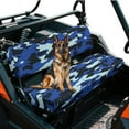 thumbnail image 2 of Uorisanigo Camouflage Blue UTV Bench Seat Cover Set for Kawasaki Mule 3010 Diesel 4x4 2003-2008, Mule Seat Cover Protector All Weather Protection, Replacement UTV Seats Cushion, 2 of 7