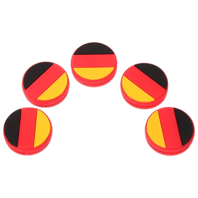 YSNOOWE 5Pcs Tennis Dampeners with Silicone Material for Effective Vibration Absorption Assorted Color