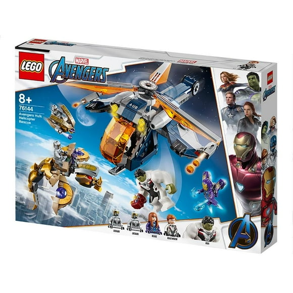 Set LEGO Marvel Vengadores: Rescate en Helicóptero de Hulk 76144