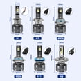 thumbnail image 3 of Furvclv K10 LED Headlight Bulbs 12000LM 300% Brighter 6500K 120W Replacement Headlamp Bulbs with Fan Plug-And-Play Pack Of 2, 3 of 9