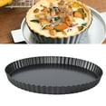 thumbnail image 4 of Tart Pan, Superior Heat Conduction  Non Stick Tart Pan Easy to Clean  For Kitchen 11 Inch, 4 of 8