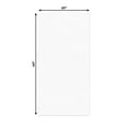 thumbnail image 2 of Oyster Shell White 20x40 Uncut Art Mat Board - No Opening - 50 Mats, 2 of 7
