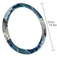 thumbnail image 4 of Sea Mew 14.5 Inch Printing PVC Leather Car Wheel Covers Steering Wheel Covers Auto Accessories, 4 of 6