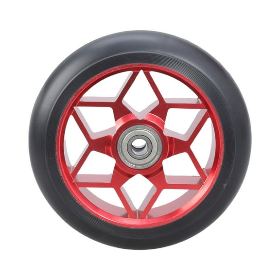 110mm Aluminum Alloys Scooter Wheel with Bearings Stunt Scooter Replacement Wheel Kick Scooter Accessories Enduring