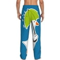 thumbnail image 3 of Daiia Goose Holding an Umbrella Men's Sleep Pant with Pockets and Drawstring,Pajama Pants-Large, 3 of 9