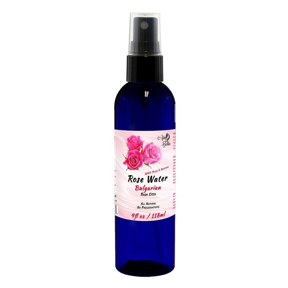 Natural Rose Water Face Toner 100 Pure Bulgarian Rosewater Hydrosol