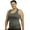 Charcoal, variant on LAVRA Women's Plus Size Nylon Strechy Racerback Tank Top