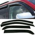 thumbnail image 2 of Ikon Motorsports Compatible with 05-10 Kia Sportage Acrylic Window Visors Vent Windshield Deflector Rain Guard 4Pc Set Outside Mount 2005 2006 2007 2008 2009 2010, 2 of 9
