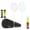 2 Pcs White Red Green-Color String, variant on Professional Carbon Fiber Badminton Rackets Racquet For Backyards Gym