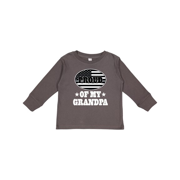 Inktastic Correctional Officer Grandpa Boys or Girls Long Sleeve Toddler T-Shirt