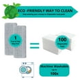 thumbnail image 2 of True & Tidy Tidy Microfiber Mop Pad Replacements, Washable Non-abrasive Heads for Surfaces, 2 pcs, 2 of 8