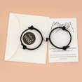 thumbnail image 4 of Magnetic Couples Bracelets, Magnetic Bracelets Adjustable For Best Friends ANGGREK AH3078, 4 of 8