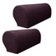 thumbnail image 1 of 2 protectores de reposabrazos, protectores de sillón, funda de sillón, funda de sillón, Café oscuro, 1 of 8