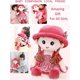 thumbnail image 3 of Girl Rag Doll Cute Plush Toy Soft Baby Princess Hat and Removable Clothes Girl Gift for Age 0+, Birthday Gift, Christening Gift, Valentine's Day, C, 3 of 5