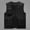 Black, variant on Male Casual Solid Vest Coat Stand Collar Multi Pocket Sleeveless Zipper Fly Pocket Coat Vest Men's Sleeveless Jacket Vest