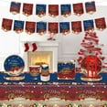 thumbnail image 2 of Christmas Party Supplies Paper Plates and Napkins Disposable Dinnerware Set Include Christmas Plates Napkins Forks for Xmas Holiday Table Decorations (Paper Cups 16Pcs), 2 of 2