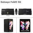 thumbnail image 2 of Phone Holster for Samsung Galaxy Z Flod 3 5G/Galaxy S21 FE 5G/ Samsung Galaxy S22 Ultra/Samsung A Series/Note Series/iPhone 13/13pro/ iPhone 14 pro, Leather Belt Clip Loops Pouch Phone Case - Black, 2 of 6