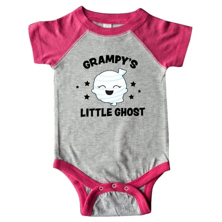 

Inktastic Cute Grampy s Little Ghost with Stars Gift Baby Girl Bodysuit