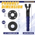thumbnail image 2 of Kit de llaves angulares para amoladora angular Hicarer, 25 unidades, para Dewalt/Makita, 2 of 6