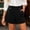 *Black, variant on Women's High Waisted Dress Shorts with Pockets ,Business Casual Office Daily Wear Short Khaki,Women's Plus L