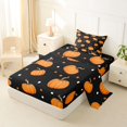 thumbnail image 2 of Manfei Happy Halloween Twin Sheets,Lovely Ghosts Bedding,Pink,3 Pieces,1 Fitted Sheet and 1 Pillowcase, 2 of 6