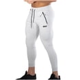 thumbnail image 3 of Men's Slim Fit Running Pants, Trousers & Joggers, Elastic Waist Drawstring Straight Leg, Quick Dry Breathable Lightweight for Gym Workout, Athletic Training, Casual Daily Wear, Activewear Essentials, 3 of 9