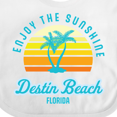 thumbnail image 4 of Inktastic Summer Enjoy the Sunshine Destin Beach Florida in Blue Boys or Girls Baby Bib, 4 of 4