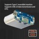 thumbnail image 4 of 10 Conectores USB Tipo C Hembra de 5 Pines SMD SMT para Soldadura de PCB, Reparación DIY., 4 of 8