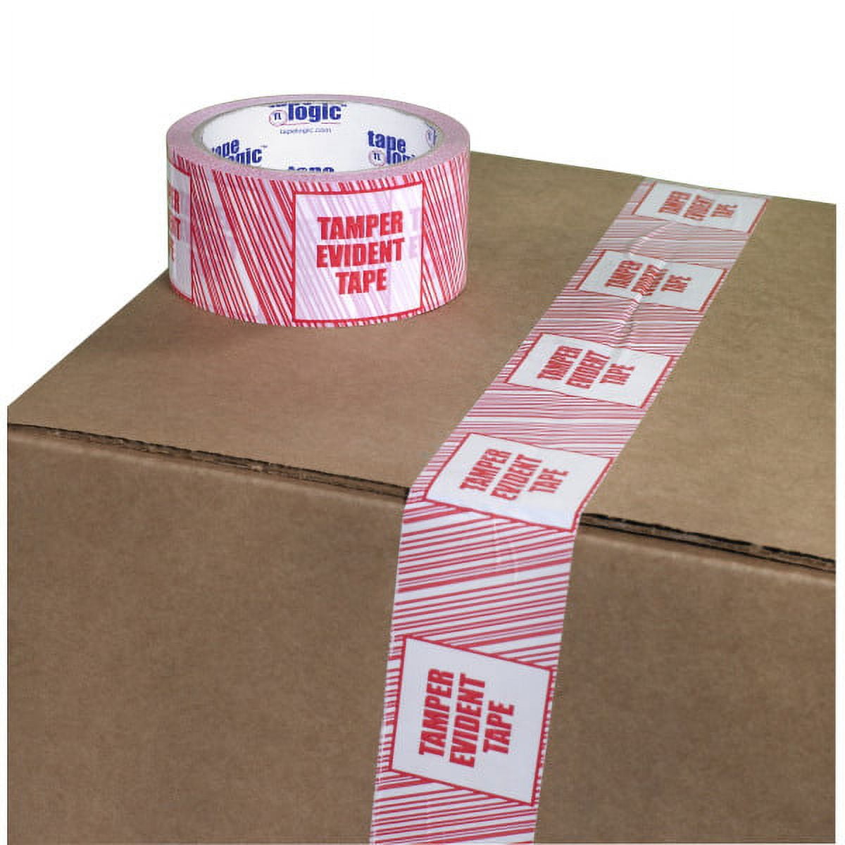 3" x 110 Yds. "Tamper Evident" Print (6 Pack) Tape Logic Security Tape