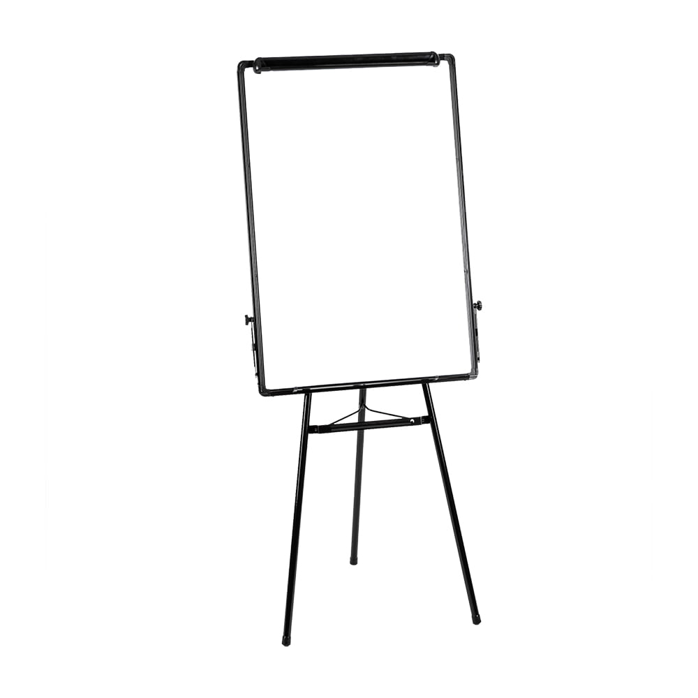 MAKELLO Flip Chart Easel Magnetic Tripod Whiteboard Dry Erase Board with Stand, Extended Display Arms, Adjustable Height, 36x24 Inches
