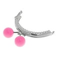 thumbnail image 2 of GUOOL 8.5cm Metal Frame Clasp For Purse Handle Bag Candy Bead Head Pink, 2 of 7