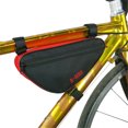 thumbnail image 2 of Liquidación especial！Ciclismo bicicleta bicicleta tubo delantero marco bolsa bolsas soporte sillín alforja, 2 of 4