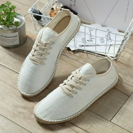 

Men s Lace-up Comfortable Espadrilles for Casual Walking