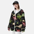 thumbnail image 3 of Lsque Cute Dinosaurs UPF 50+ Lightweight Sun Protection Men's Women's Long Sleeve Shirt, Hoodie Performance -X-Large, 3 of 9