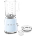 thumbnail image 1 of Smeg 50's Retro Style Countertop Blender, Pastel Blue, BLF03PBUS, 1 of 2