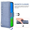 thumbnail image 3 of Huawei P Smart 2020 Wallet Case Huawei P Smart 2020 Cover Premium PU Leather Folio Flip Notebook Cover Vogue Business with Credit Slots Wallet Case for Huawei P Smart 2020 - Blue, 3 of 5