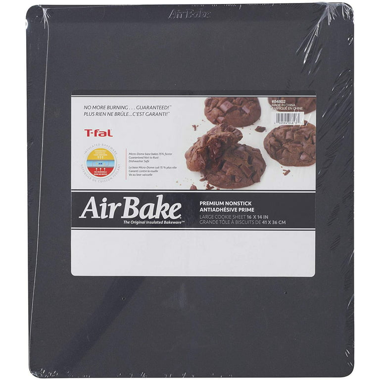  T-fal airbake Cookie Sheet, 16 x 14, Dark Non-stick: Baking  Sheets: Home & Kitchen