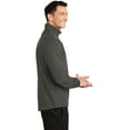 thumbnail image 3 of Port Authority Active 1/2 Zip Soft Shell Jacket-XL (Grey Steel), 3 of 6