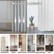 thumbnail image 4 of Yuarrent Cortina de baño blanca con separación seca y húmeda - Cortinas de baño limpias y secas impermeables Juegos de accesorios de baño blanco 150*180cm, 4 of 6