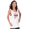 thumbnail image 3 of Breast Cancer Check Them Out BCA Womens Plus Size Graphic Tank Top Brisco Brands 3X, 3 of 5