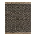 thumbnail image 3 of Unique Loom Chindi Trellis Collection Area Rug - Sand (8' x 10' Rectangle Black/Natural), 3 of 7