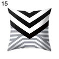 thumbnail image 2 of Koszal Housse de Coussin Carrée Géométrique Fond Gris, 2 of 7