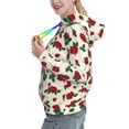 thumbnail image 2 of Haiem Rose Flowers for Men's Fashion Hoodies & Sweatshirts with Kangaroo Pocket,Hooded Sweatshirt with Eye-catching Drawstrings-X-Large, 2 of 7